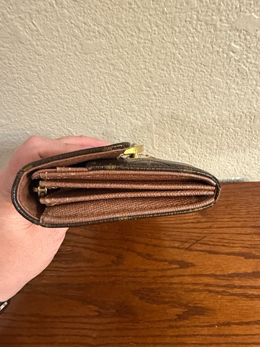 Louis Vuitton Etoile Sarah Monogram Quilted Brown Wallet with Gold SP5008 - Picture 3 of 16
